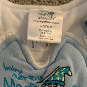 Baby Merlin’s Magic Sleep Suit. Size Large